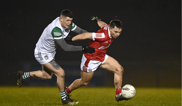 Limerick captain Iain Corbett in action against Cork in the McGrath Cup Final. Picture Sportsfile