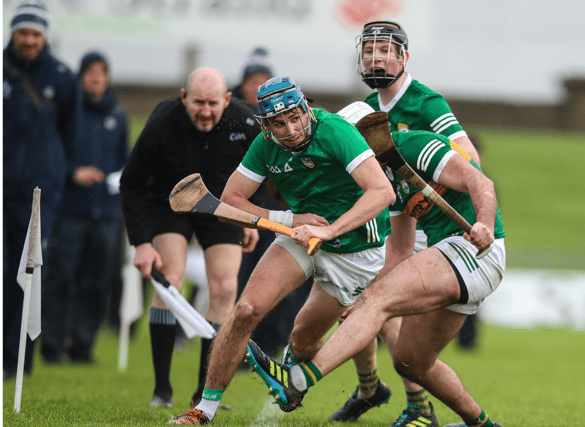 Aaron Costello in action for Limerick against Kerry. Picture Sportsfile.