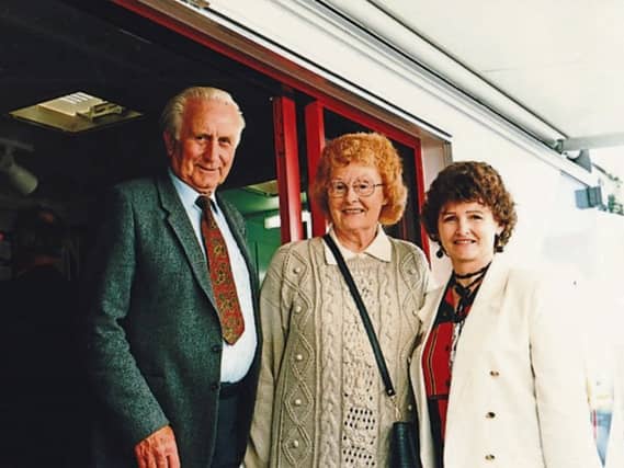 Mick (RIP) and Peig Ryan, Murroe, founding members of Craobh Pheig Uí Riain, with Eibhlín Uí Mhaoldomhanaigh, Cappamore taken around 1992 when celebrating 25 years of the branch