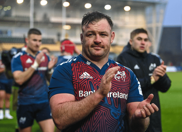 Dave Kilcoyne starts in the front-row for Munster against Leinster in the URC at Thomond Park on St Stephen's Day