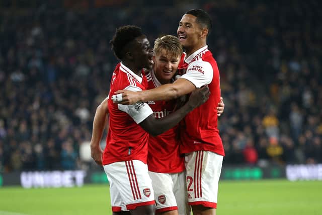 Arsenal in pole position to win the title