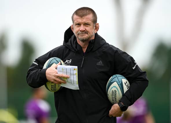 Munster Head coach Graham Rowntree during a training session at the University of Limerick | PICTURE: Sportsfile
