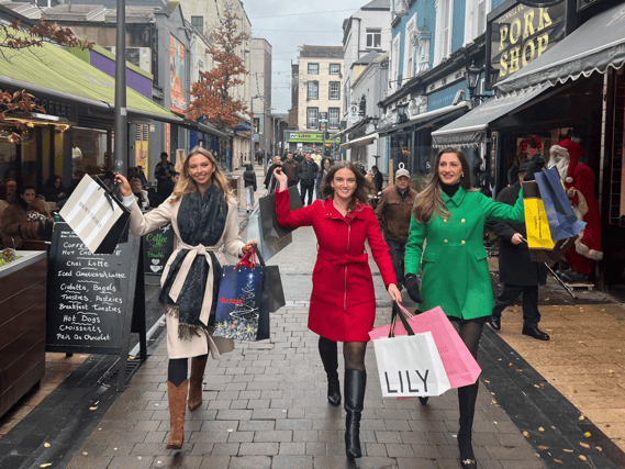 Models Sophia Nied, Orla Shiel and Laura Guilfoyle were on hand to launch the event
