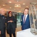 Prof Kerstin Mey, President, UL, and Dr David Fleming, UL50 Chair, pictured at the opening of the exhibition of ‘A University of Our Time: University of Limerick, 1972–2022’  | PICTURE: Alan Place