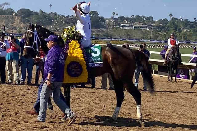 “Going up against a horse like Flightline, who is so talented and also has natural speed – it makes for an interesting race.”