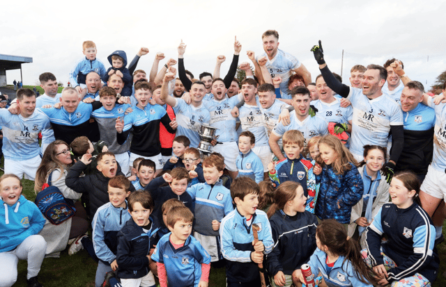 Na Piarsaigh players and supporters celebrate their Limerick IFC final win on Saturday | PICTURE: Brendan Gleeson