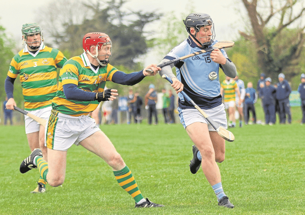 Na Piarsaigh's Peter Casey and South Libertes' Shane O'Neill during their 2019 Limerick SHC clash | PICTURE: Kieran Ryan Benson