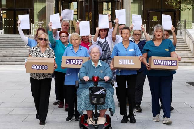 "The sacrifices undertaken by staff in nursing homes were phenomenal and immense. Yet the promised recognition has been considerably soured when we are nine months down the road and it is still to be paid to staff from private and voluntary nursing homes. Staff working in State healthcare settings have received it yet it is shocking and damning that after nine months, it has not found a means to roll it out to private and voluntary nursing home staff and others."