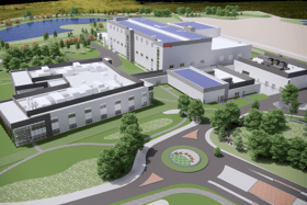 An impression as to how the new facility will look when complete