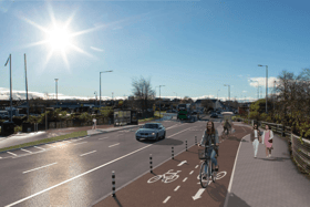 An illustration of how the new road might look at Ballinacurra Road - near the Crescent Shopping Centre