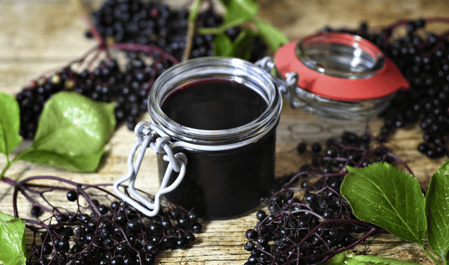 Elderberry is naturally high in vitamin C, the body's most abundant antioxidant, which helps reduce the risk of chronic disease