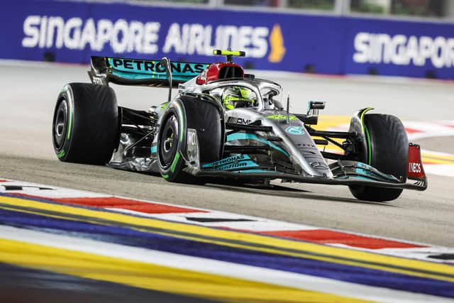 But Hamilton was seen wearing it in practice and qualifying here and was summoned to see the stewards.