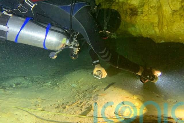 Prehistoric human skeleton found in cave