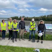 Members of Glin Development pictured in front of the Shannon Estuary