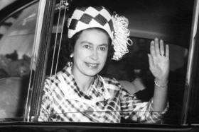Queen Elizabeth II waving to crowds in Australia in 1970 via Queensland State Archives (CC BY 3.0 AU)