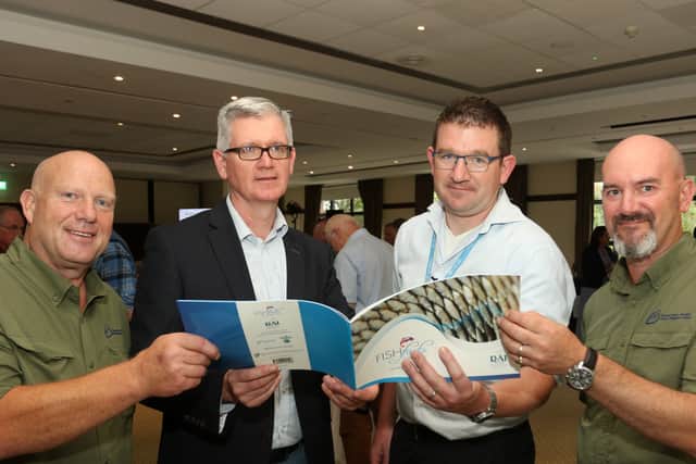 Alan Cullagh, a Fisheries Development Inspector with Inland Fisheries Ireland, talked about how the problems could be overcome and what solutions were being used in Ireland and internationally to improve fish passage at barriers.