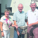 Launching the St Gabriel’s annual Golf Classic on September 9 at Limerick Golf Club are Golf Committee members, Claire McGuigan, Terry McInerney and Pat Murphy