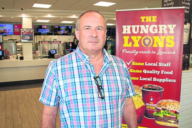 While Mr Lyons, pictured below, owns the premises opposite University Hospital Limerick outright, Mr McDonagh remains the landlord of the building which houses the Hungry Lyons on Limerick's northside.