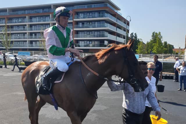 Shoemark was impressed with the 7-4 favourite, who downed Chief Of Staff by three-quarters of a length.