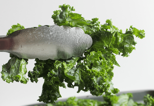 Kale contains four times the vitamin C content and twice the selenium content of spinach