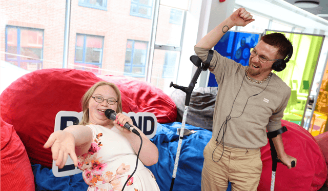 Paddy Smyth and Katie Connolly from the Cork who is a member of the Beyond Limits Youth Advisory Panel