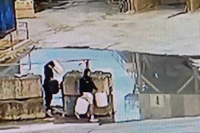 The family-operated O'Connell Quarries LTD in Ardnacrusha shared CCTV stills of the latest incident on their Facebook page.