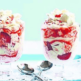 Eton Mess is commonly believed to originate from Eton College and is served at the annual cricket match against the pupils of Harrow School