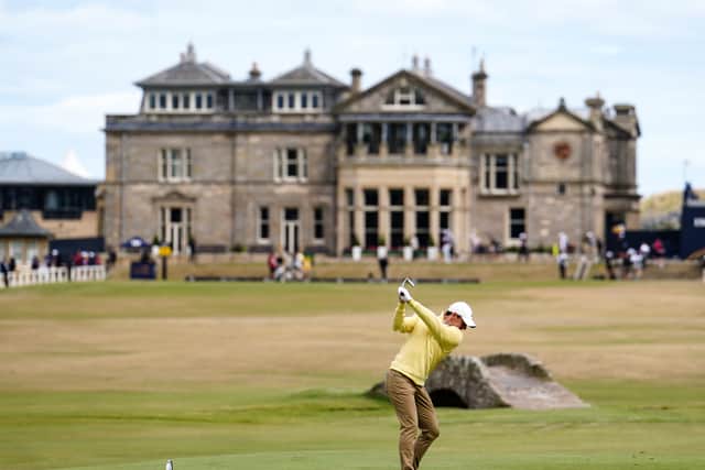 McIlroy’s 63 came back in 2010 and was followed by an 80 in terrible weather, while an ankle injury suffered playing football prevented him from bidding to retain the Claret Jug at the same venue in 2015.