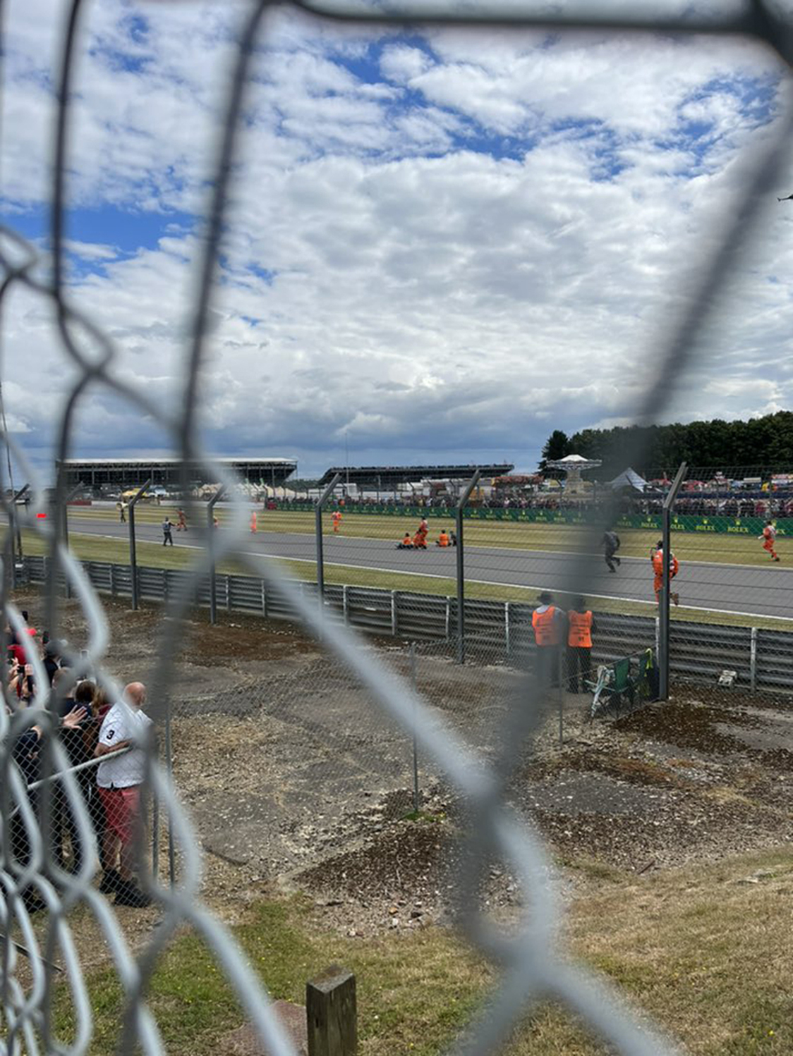 Silverstone protesters remain in custody after ‘irresponsible’ track ...