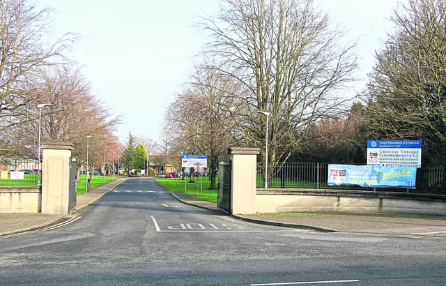Crescent College Comprehensive will play host to a meeting on a proposed community centre for the area | PICTURE: ADRIAN BUTLER