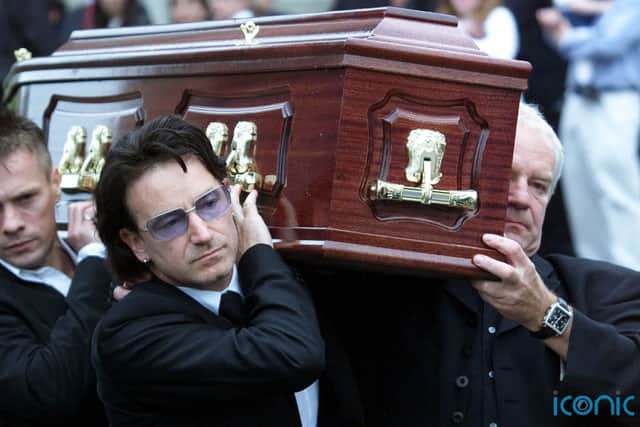 Bono said: “There was nobody there, I lit a candle and I got on my knees and I just said: ‘Look I’m sorry I wasn’t there for you, you went through a lot and please forgive me’ and I felt free.”   