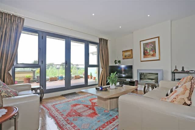 This apartment also boasts a fantastic second living area, perfect for relaxing in the evening by the fire