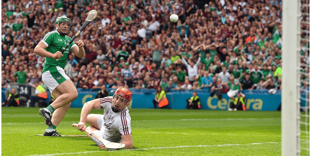 Columnist Shane Dowling shoots to score Limerick's third goal in their 2018 All-Ireland final win over Galway