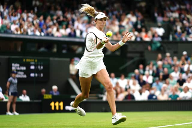 It was the British player who looked the better from the start of the deciding set and she struck the crucial blow with a break in the ninth game before convincingly serving out the victory.