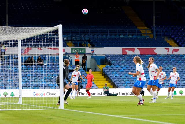 Wiegman made five changes to her starting line-up from last week’s 3-0 win over Belgium at Molineux, with those coming into the team including Rachel Daly, for whom it was an emotional occasion as she won her 50th cap.