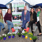 Aisling Keyes of MidWest Rape Crisis, Lynda Sheehan of Rockbarton Garden Centre, Mayor Cllr. Daniel Butler, Festival Manager Carmen Cronin and Gardener & Volunteer Gabriela Avram
