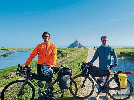 Robert McCarthy and Art O’Connor are making their way through France