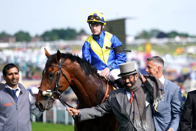Ralph Beckett’s Westover can perhaps count himself unlucky in third having been held behind the fading early pacesetters, but the day belonged to Stoute and Kingscote, with the Barbadian picking up his first Derby since Workforce’s victory in 2010.