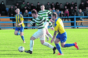 Adam Lipper, of Pike Rovers, on the attack against Fairview Rangers in their Premier Division fixture at The Fairgreen earlier this season Picture: Brendan Gleeson