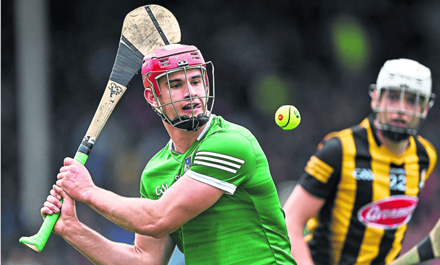 Limerick's Colin Coughlan in action during Sunday's All-Ireland U20 hurling final against Kilkenny at Semple Stadium