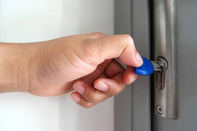 The homeowner had hidden a spare key in the garden | FILE PICTURE