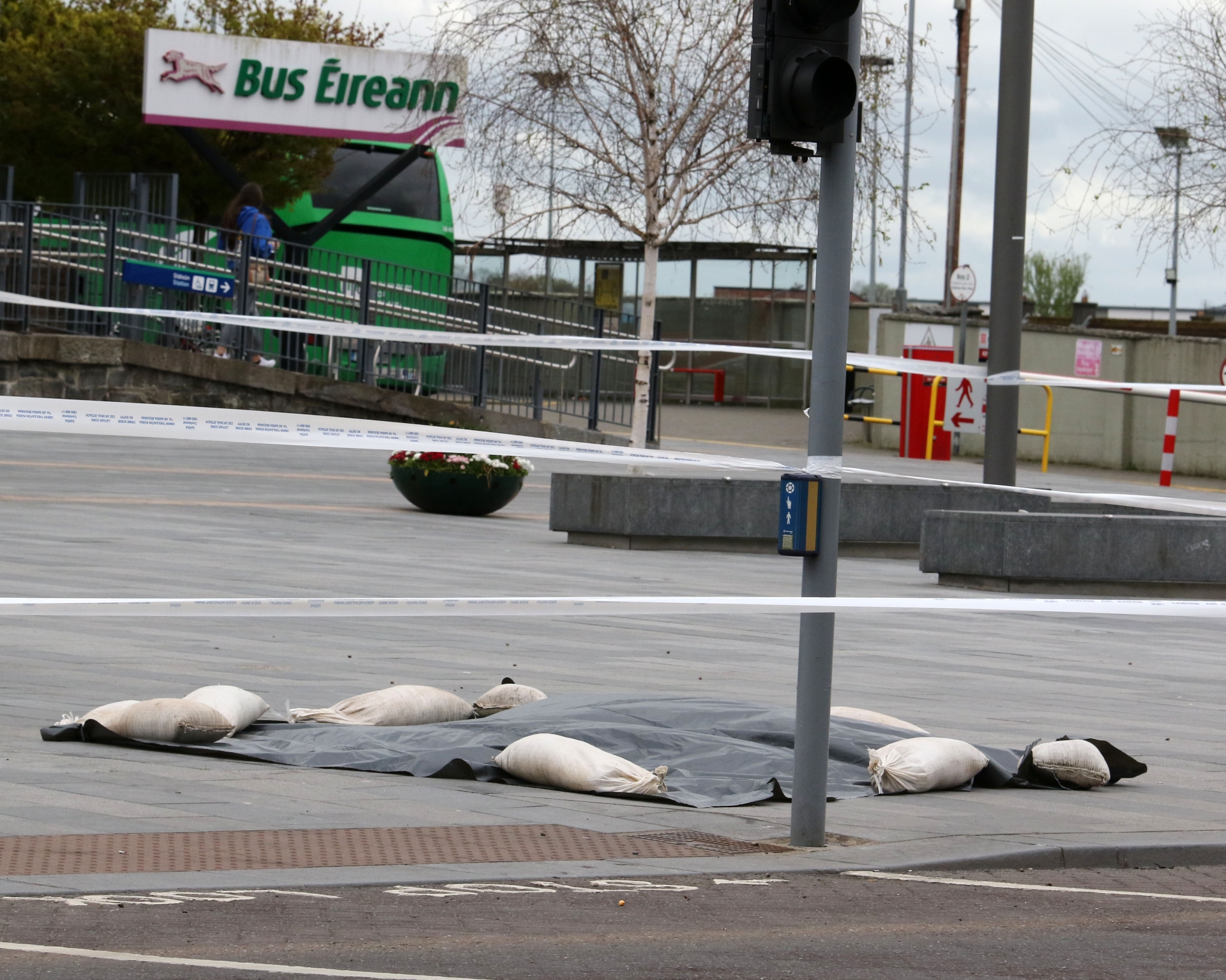The scene of the assault which happened on Good Friday | PICTURES: Brendan Gleeson