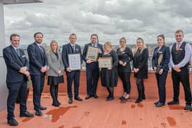Staff of the Limerick Strand Hotel were in celebratory mood after scooping three awards  PICTURE: Ivan O'Riordan