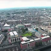Drone footage taken last week shows the Opera Site being prepared for new builds