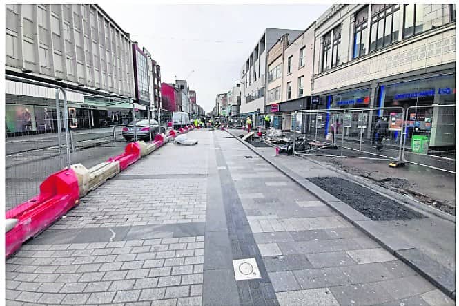 Work to revitalise O'Connell Street is advancing