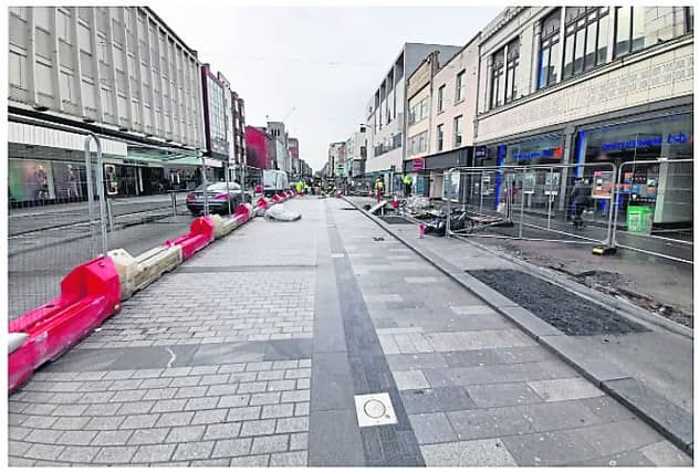 Work to revitalise O'Connell Street is advancing
