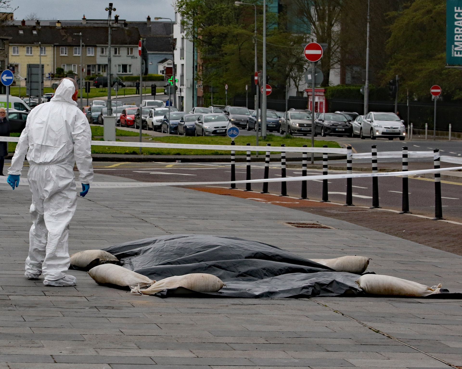 The scene of the fatal assault at Parnell Street | PICTURES: Brendan Gleeson