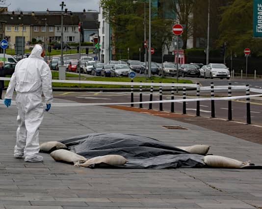 The scene of the fatal assault at Parnell Street | PICTURES: Brendan Gleeson