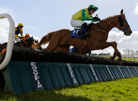 Name Me Famous and Richie Deegan were winners for Athea trainer Eoin McCarthy at Limerick on Thursday last Picture: Patrick McCann/Racing Post