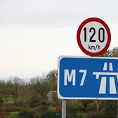 The detection was made on the M7 motorway